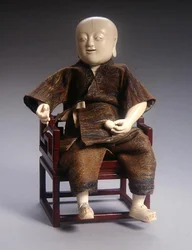 Gelenkfigur eines Jungen, Kangxi-Periode (1662-1722)